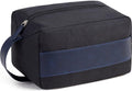 Vorspack Water Resistant Travel Toiletry Bag for Men - Black&Blue | Travel Bag for Toiletries, Large Capacity, Organized Compartment, Suitable for Shaving Grooming Accessories, Gifts for Men by Vorspack