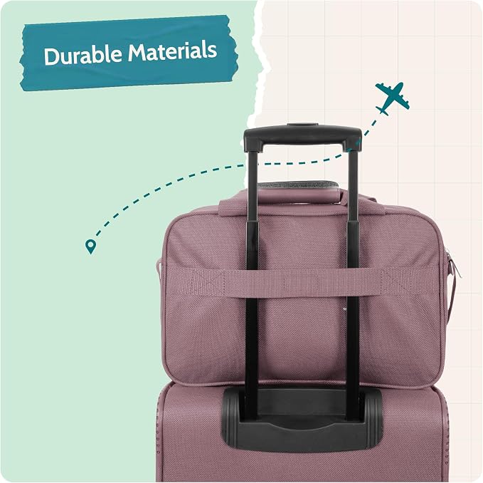 U.S. Traveler Rio 14" Travel Tote Bag, Lightweight 1200D Carry-On Bag for Women & Men - Image 6