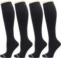 Dr. Motion 4 Pairs Therapeutic Graduated Compression Women's Knee-hi Socks by Dr.+Motion