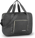 F.FETIVIN Personal item travel bag 18x14x8 for Spirit Airlines Lightweight carry on duffle bag for Gym,Sports,Vacation(Grey) by FFETIVIN