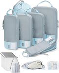 BAGSMART Compression Packing Cubes for Travel Essentials | 14 Set /6 Set /4 Set/2 Set, Lightweight, Durable by BAGSMART