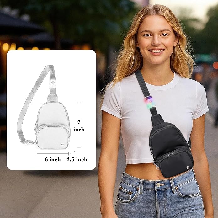 NEICOA Small Anti Theft Crossbody Bags for Women Lightweight RFID Sling Bag | Nylon Travel Purse for Daily Casual Use - Image 4