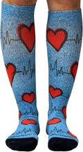 Crazy Compression Socks, Comfortable Support Socks for Recovery, Travel, Hiking, and Long-Hour Comfort w/Fun Designs by CrazyCompression