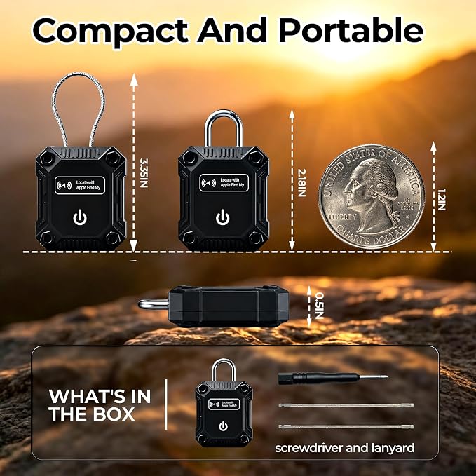 Tracker Tag 1 Pack(iOS Only), Bluetooth Trackers for Apple Find My, 7-Year Battery Life, IP68 Waterproof, Item Finders Smart Tag for Keys, Luggage, Backpack-[Apple MFi Certified] - Image 8