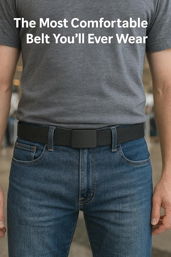 Security Money Belt with Hidden Money Pocket - Nylon Tactical Belt for Men & Women with Nonmetalic Buckle - Security Money Belt for Valuables, Cash, Passport - Cashsafe Anti-Theft Wallet Size Medium - Image 6