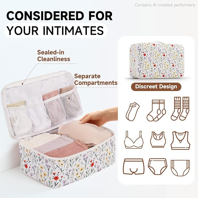 OlarHike 9 Set Packing Cubes for Travel,Gifts for Women Mom,Anti-Tearing Suitcase Organizer,with Over 1000 pcs Mesh Holes,Vacation Essentials & Accessories for Cruise Ship - Image 5