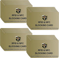 SaiTech IT 20 Pack RFID Blocking Card for Credit Debit ID Card, Golden | Slim Anti-Theft Contactless NFC RFID Blocker Protector, Easily Fit into Wallet and Purse, for Men & Women by SaiTechIT