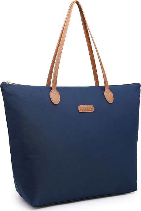 Water Resistant Light Weight Nylon Tote Bag Handbag - Image 2