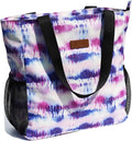 ESVAN Original Floral Water Resistant Large Tote Bag Shoulder Bag for Gym Beach Travel Daily Bags Upgraded by ESVAN