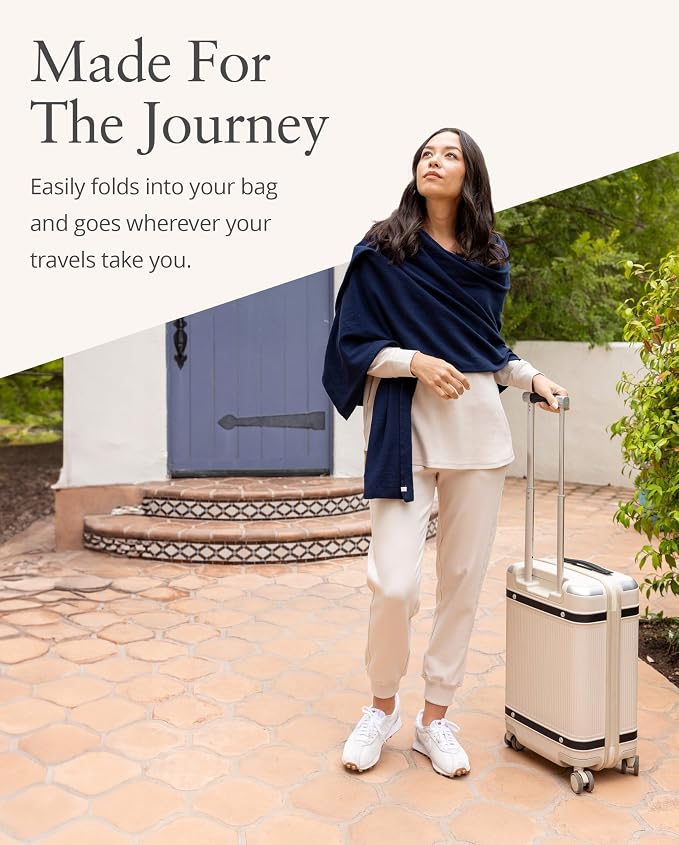 Dreamsoft Travel Scarf, Wrap and Shawl for Women, Organic Cotton - Image 3