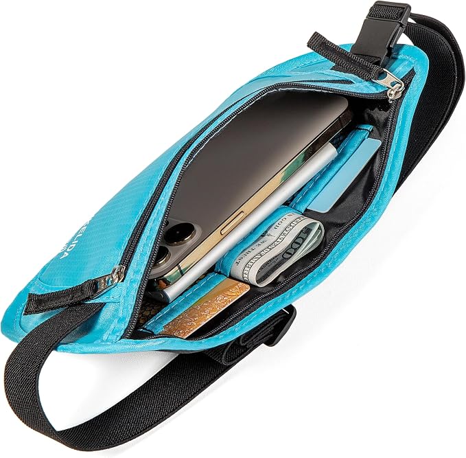 Travel Money Belt - Slim Passport Holder Travel Wallet with RFID Blocking Travel Pouch Undercover Fanny Pack for Women Men - Image 5