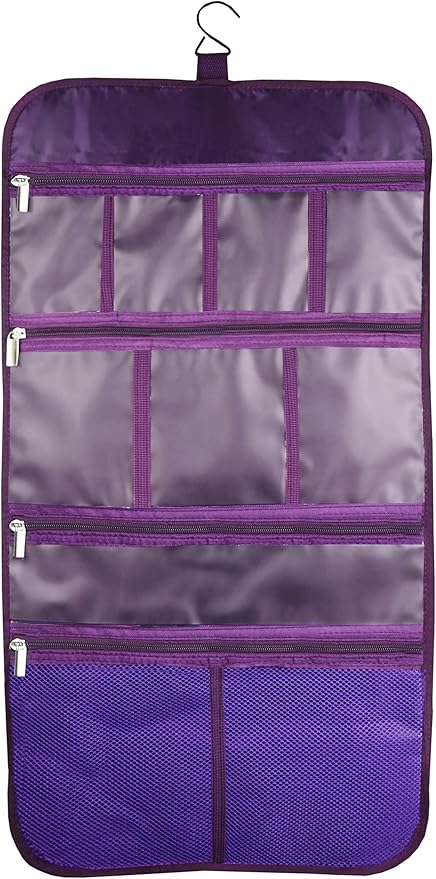 Freegrace Premium Hanging Toiletry Bag for Travel - Cosmetic, Jewelry, Toiletry, Makeup & Accessory Storage Organizer Bag, Large Size for Women & Men by Freegrace