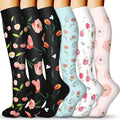QUXIANG Compression Socks for Women & Men 15-20 mmHg, Best for Medical, Nursing, Running, Athletic, Varicose Veins, Travel by QUXIANG