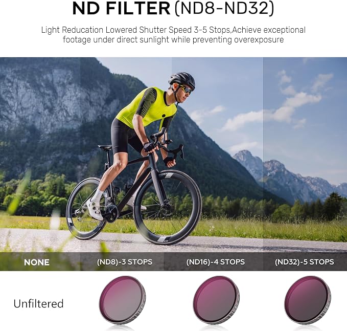 ND/CPL Filter for DJI Osmo Action 6 Accessories,ND8/ND16/ND32/CPL HD/Multi-Layer Coated Optical Lens,Protective Lens - Image 5