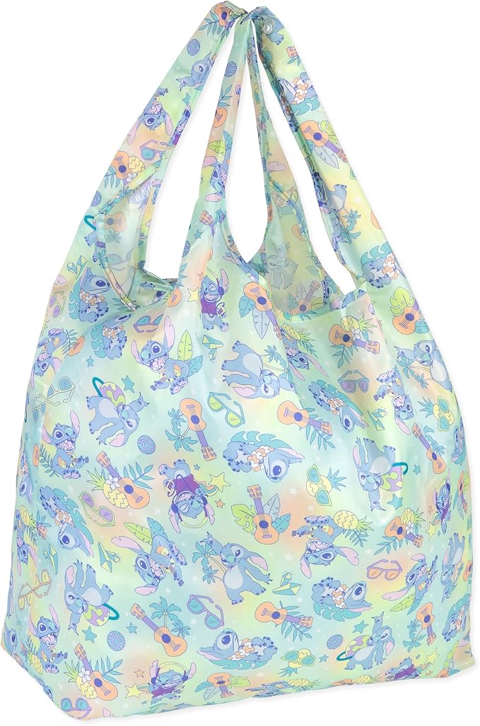 Bumkins Reusable Grocery Shopping Tote Bag for Women, Large Boho Style with Handles, Foldable, Washable, Shoulder Straps by Bumkins