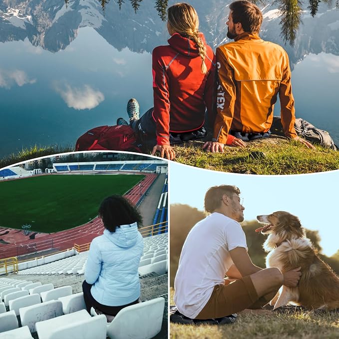 Inflatable Seat Cushion Lightweight Airplane Seat Cushion | Stadium Seat Travel Cushion for Climbing Hiking Office Airplane - Image 8