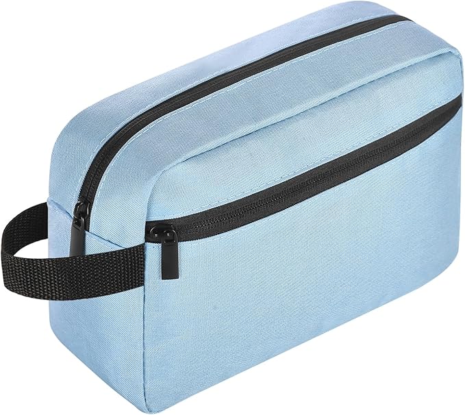 Icramsy Travel Toiletry bag Toiletry bag for women men Hanging Cosmetic bag Travel accessories for Women Men (Sky blue) by Icramsy
