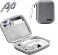 Portable Charger Organizer Case for MacBook, Grey EVA | Portable travel storage pouch, waterproof for laptop accessories, Magic Mouse, power bank and charging cords by HOMEGYMFREE