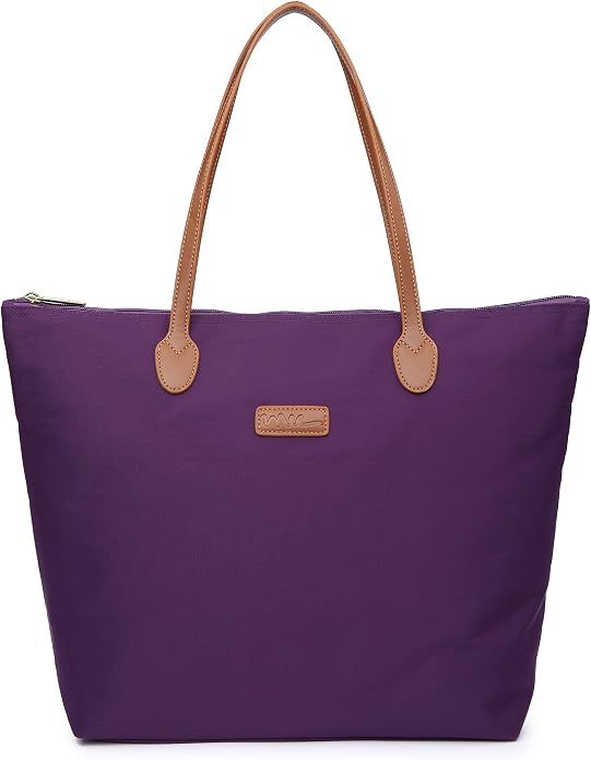Water Resistant Light Weight Nylon Tote Bag Handbag by NNEE