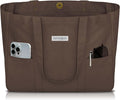 HOMESPON Large Canvas Tote Bag, Magnetic Work Laptop Pack for Women | Everything Bag, Multi Pockets, Internal Laptop Sleeve by HOMESPON