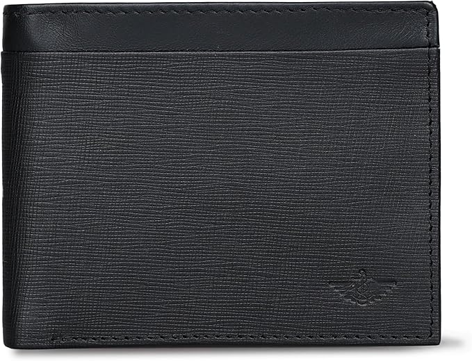 Dockers Men's Bifold Leather Wallet - Thin Slimfold RFID Blocking Security Smart Extra Capacity by Dockers