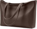 KALIDI Tote Bag Zipper Shoulder Bag Vegan Leather Purses Satchel for Women | Large Casual Handbag for Work Commuting Dating College Everyday by KALIDIFANCYFOREST