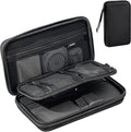 ProCase Large Hard Travel Electronic Organizer Case for MacBook Power Adapter Chargers Cables Tech Organizer Hard Drive USB Flash Disk SD Card Portable Electronics Accessories Bag -Black by ProCase