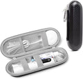 Nincha Hard Shell Electric Toothbrush Case - for Oral-B iO/Pro/Smart Series, Philips Sonicare Electric Toothbrush, Bigger Size Travel Case Fits all Powered Toothbrushes and Accessories Black by Nincha