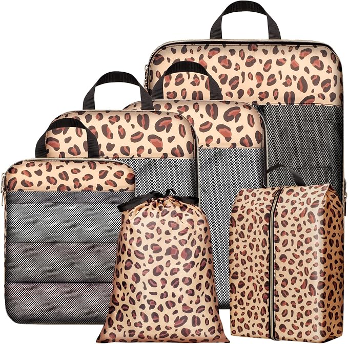 Cambond Compression Packing Cubes for Travel Women - Lightweight Luggage Organizers Bag Packing Cubes for Carry on Suitcases by Cambond
