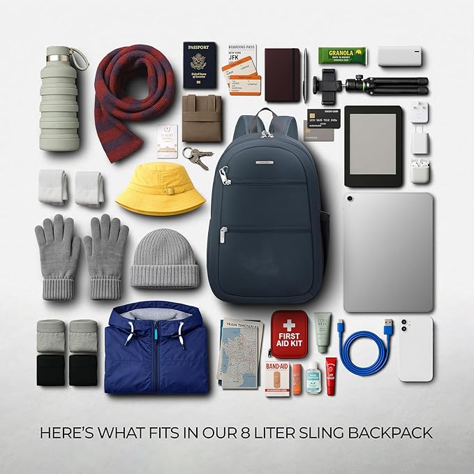 Travelon Anti-Theft Classic Convertible Sling Backpack - Image 7