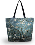 Beach Tote Bags Travel Totes Bag Shopping Zippered Tote for Women Foldable Waterproof Overnight Handbag by newplenty