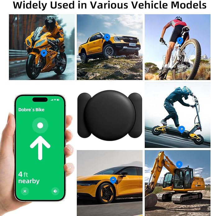 GPS Tracker for Vehicles, 2PCS MINI Tracker Device for Vehicles, Real Time Magnetic Car Tracker, Work with Find My (iOS Only), No Monthly Fee Car Tracker Device Hidden for Cars Kids Dogs, Waterproof - Image 6