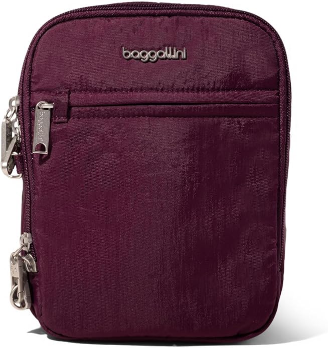 Baggallini Securtex® Anti-theft Mini Everything Crossbody Bag, 6.3"x8.25" Rfid, Locking Zippers & Cut-resistant Strap - Image 9
