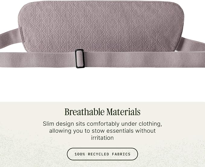 Eagle Creek Undercover RFID Money Belt, Orchid | Slim Travel Waist Pouch with RFID Blocking, Secure Passport, Cards, and Cash, Adjustable Strap, Lightweight and Discreet - Image 3