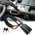 Steering Wheel & Seat Belt Lock, Anti-Theft Device, Great Gift for Father | 2026 upgraded high-strength steel cable, compact & lightweight. Universal fit for cars, SUVs, trucks and golf carts. by Unknown
