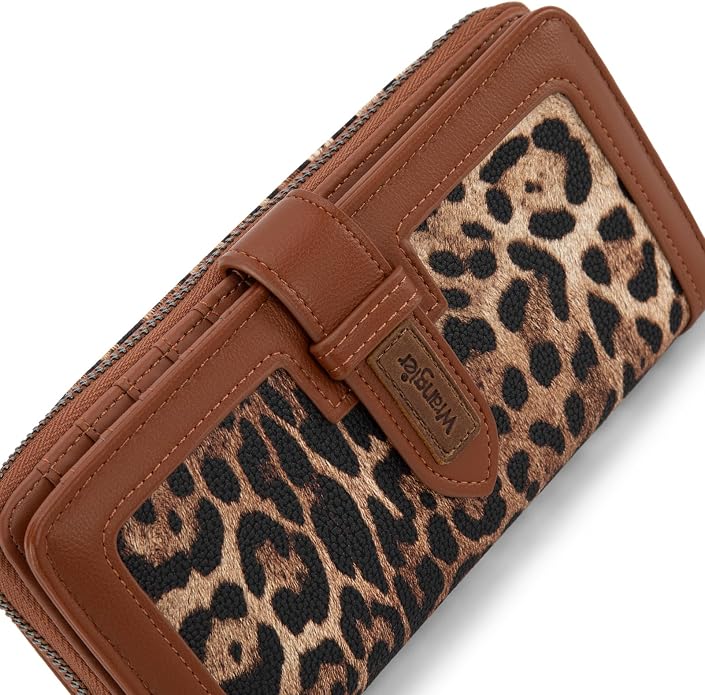 X Wrangler Women's Wallets Bifold Wristlet Wallets for Women Large Capacity Credit Card Wallet with ID Window - Image 4