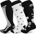 LEVSOX Plus Size Compression Socks Wide Calf Men&Women 20-30 mmhg Knee High Support Socks for Medical, Nurse, Diabetic by Levsox