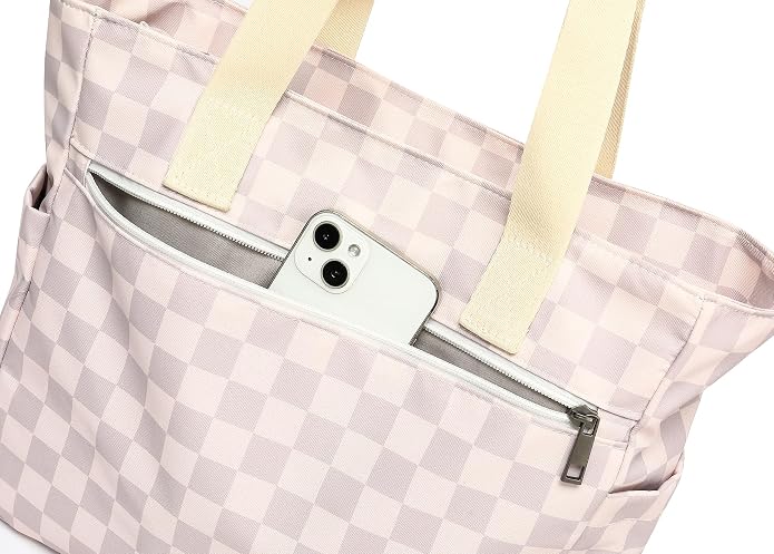 Women Tote Bag With Muti-Pockets,Lightweight Shoulder Bag,Large Capacity Handbag for Travel, Work, Gym - Image 8