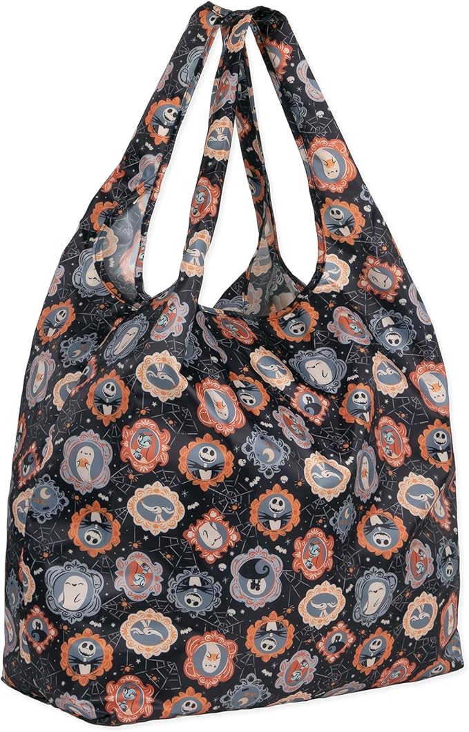 Bumkins Reusable Grocery Shopping Tote Bag for Women, Large Boho Style with Handles, Foldable, Washable, Shoulder Straps by Bumkins