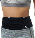Universal One Size Waist Pack, Black, Water Resistant, Secure Pockets, Comfortable Design by CrosFace