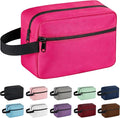 Travel Toiletry bag for Women and Men,Small Cosmetic Bag Hanging Lightweight Makeup Bag Small Tool Bag Travel Organizer accessories for Women Men - Rose Red by Unknown