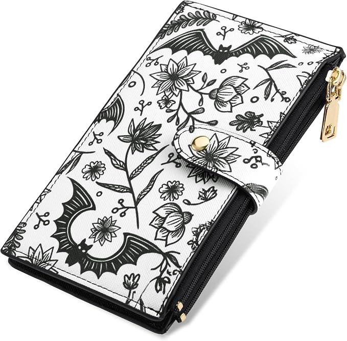 Travelambo RFID Wallet Women Large Size Bifold Multi Card Wallet Case with Zipper Pocke Credit Card Holder for Women - Image 9