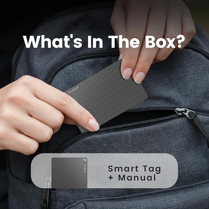 2026 [MFi Certified] Credit Card Wallet Tracker PRO (iOS Only) in Works with Find My GPS Tracking Card IP69 Slim Passport Item Finder, 6-10 Battery Life - Image 8