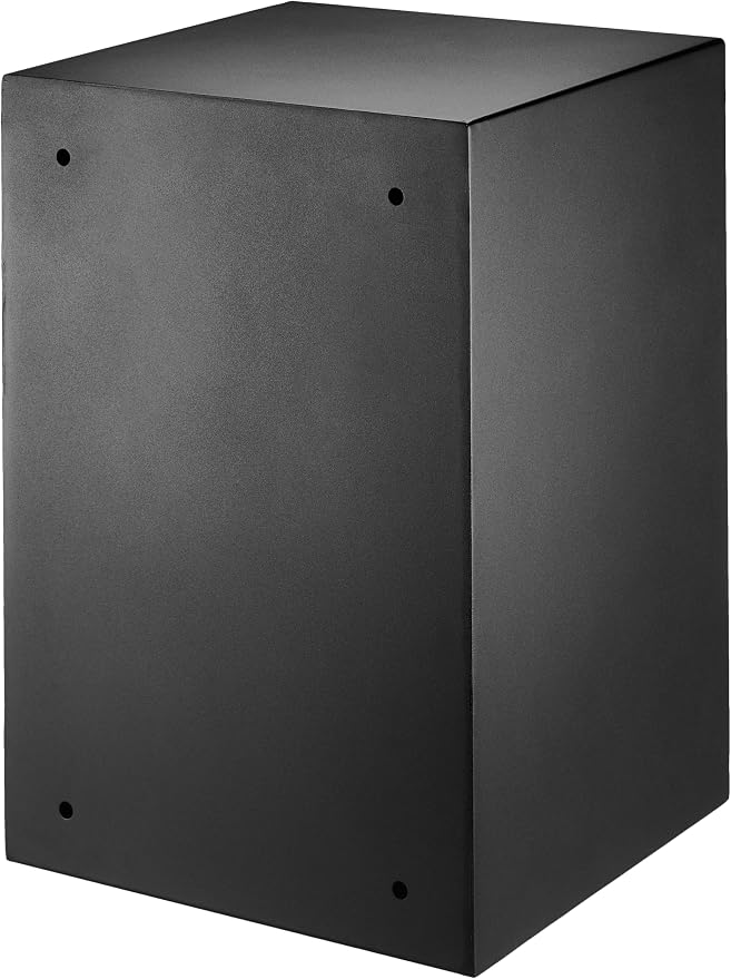 Amazon Basics Steel Home Security Safe Box with Electronic Keypad Lock for Documents, Jewelry, Valuables, 1.8 Cubic Feet, Black, 13.8"W x 13"D x 19.7"H - Image 4