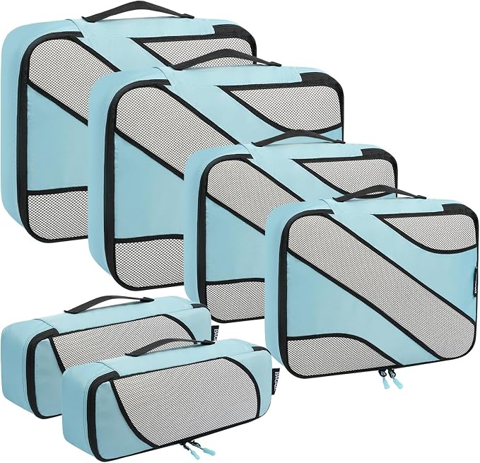 BAGAIL 6 Set Packing Cubes,Travel Luggage Packing Organizers - Image 6