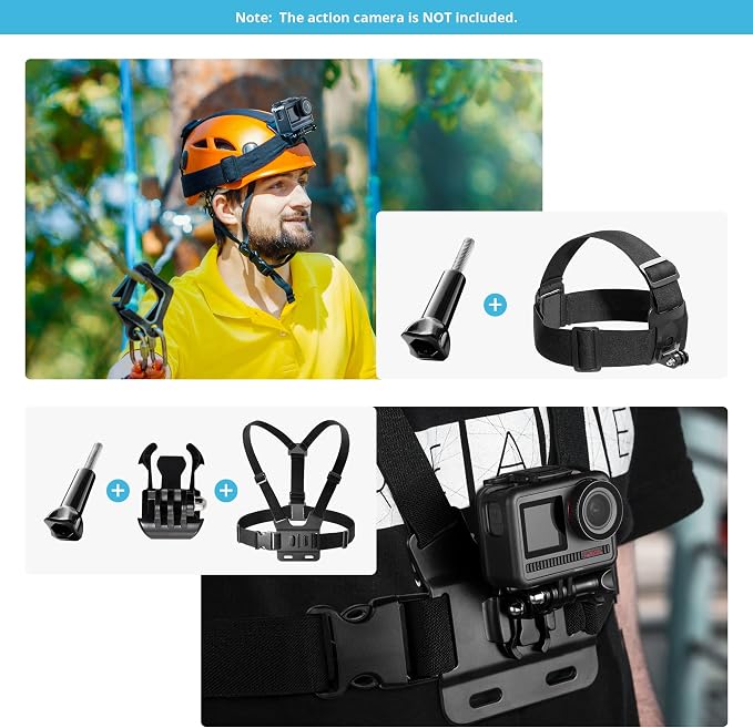 AKASO 42 in 1 Action Camera Accessories Kit for EK7000/EK7000 Pro/Brave 4/Brave 4 pro/Brave 7 LE/Brave 7/Brave 8/V50X/V50 Pro/V50 Elite/GoPro Hero 13 12 11 10 9 - Image 4