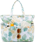 LEDAOU Beach Bag Waterproof Sandproof Women Beach Tote Pool Bag with Zipper for Swim Gym Grocery Travel with Wet Pocket | Sandproof by LEDAOU