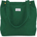 UERRUAM Corduroy Tote Bag for Women with Inner Pockets, Cute Go-to Bag | Slouchy Shoulder Bag for Everyday, Work, Books, Beach & Grocery Shopping, Lightweight Washable Foldable, Cloth Purse by UERRUAM