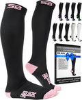 SB SOX Compression Socks for Men & Women (15-20mmHg) | Best Compression Socks for Flying, Medical, Sports, Wide Calf Fit, Pregnancy, and Daily Wear by SBSOX