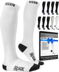 SB SOX Compression Socks for Men & Women (15-20mmHg) | Best Compression Socks for Flying, Medical, Sports, Wide Calf Fit, Pregnancy, and Daily Wear by SBSOX